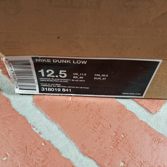 NIKE DUNK LOW "ORANGE BLAZE" - Picture 4 of 9
